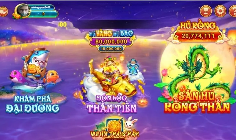 Chơi Bắn Cá Đại Dương 123Win Khám Phá Biển Sâu Săn Boss Lớn 2 Các phòng chơi trong game Bắn Cá Đại Dương 123Win