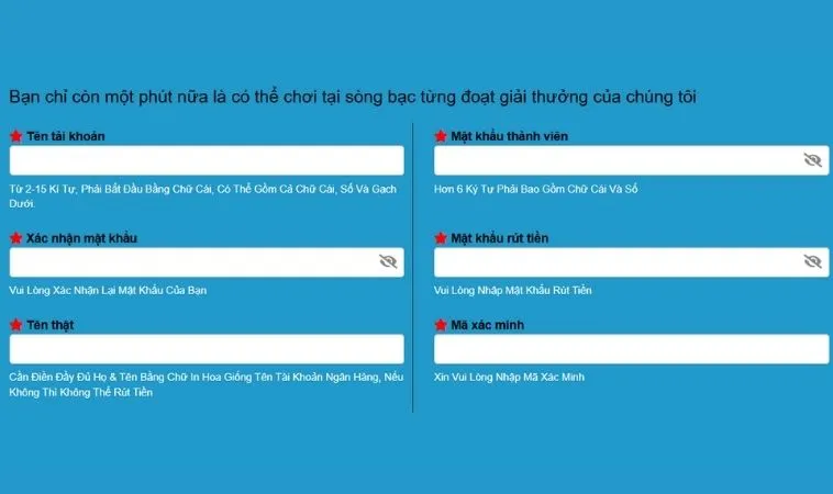 Đăng Ký 123Win Nhận Ngay Thưởng Khủng Cho Tân Thủ 2025 2 Giao diện đăng ký 123Win