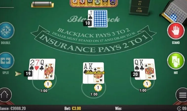 Làm Chủ Bàn Cược Blackjack 123Win Và Hốt Bạc Triệu Mỗi Ngày 1 Blackjack 123Win