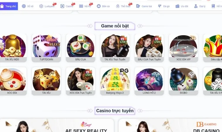 Đa dạng các thể loại game để trải nghiệm tại nhà cái 123WIN