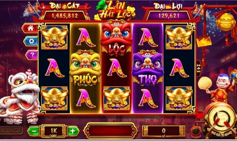 Các biểu tượng trong game Nổ Hũ Lân Hái Lộc 123Win