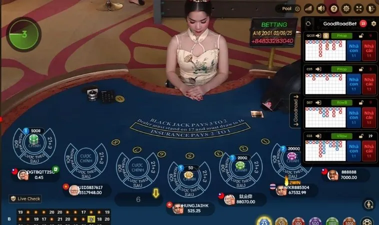 Làm Chủ Bàn Cược Blackjack 123Win Và Hốt Bạc Triệu Mỗi Ngày 2 Giao diện chơi Blackjack 123Win
